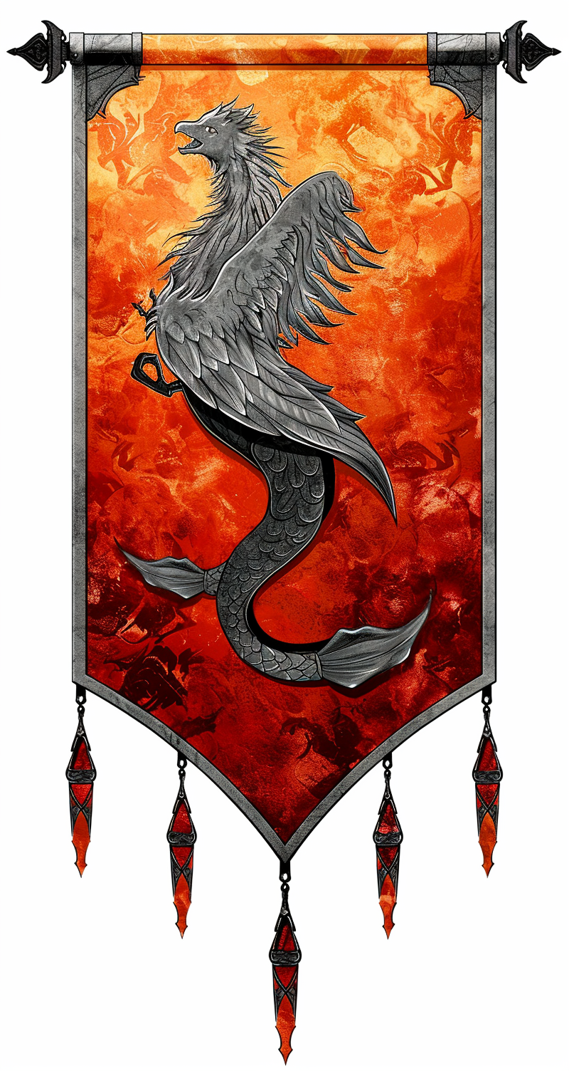 Medieval Coat of Arms Banner Pennant Image