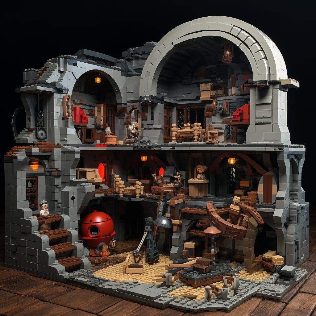 Medieval Dungeon Lego Set - Imaginative Play