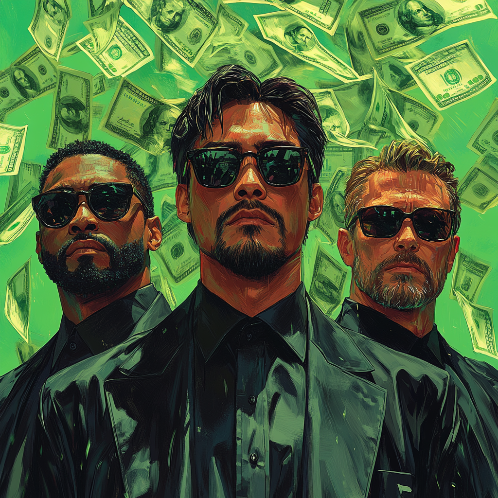 Men in Black Raining Money