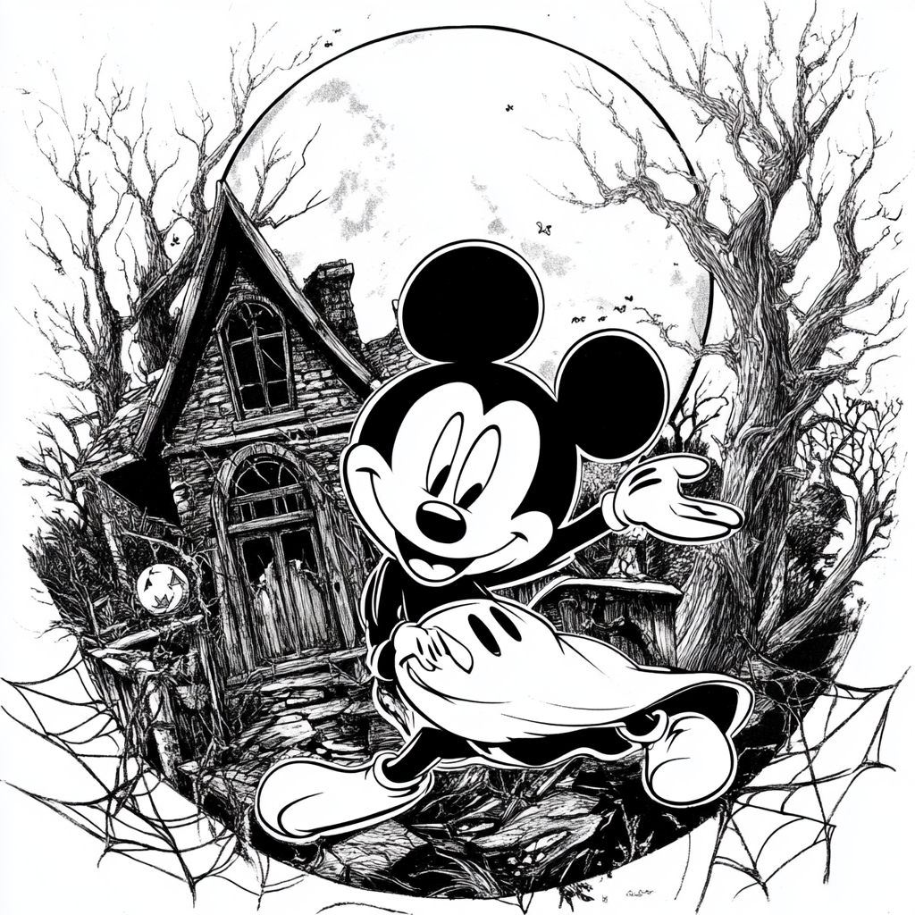 Mickey Mouse Friendly Ghost Haunted House