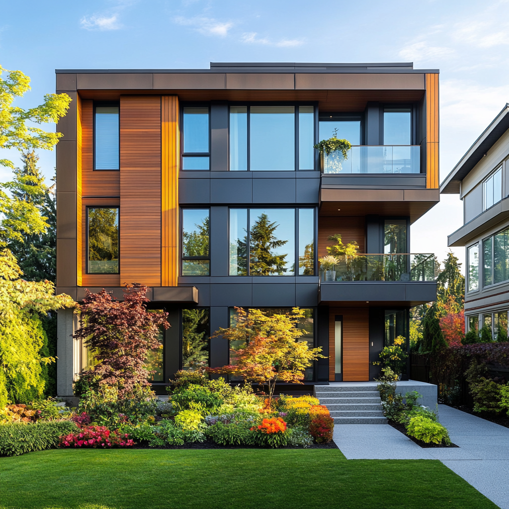 Modern Duplex Vancouver Architecture Design