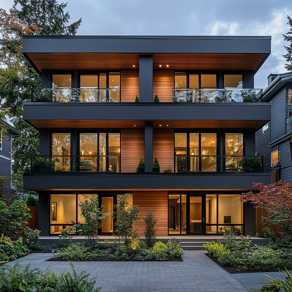 Modern Three-Story Duplex Vancouver