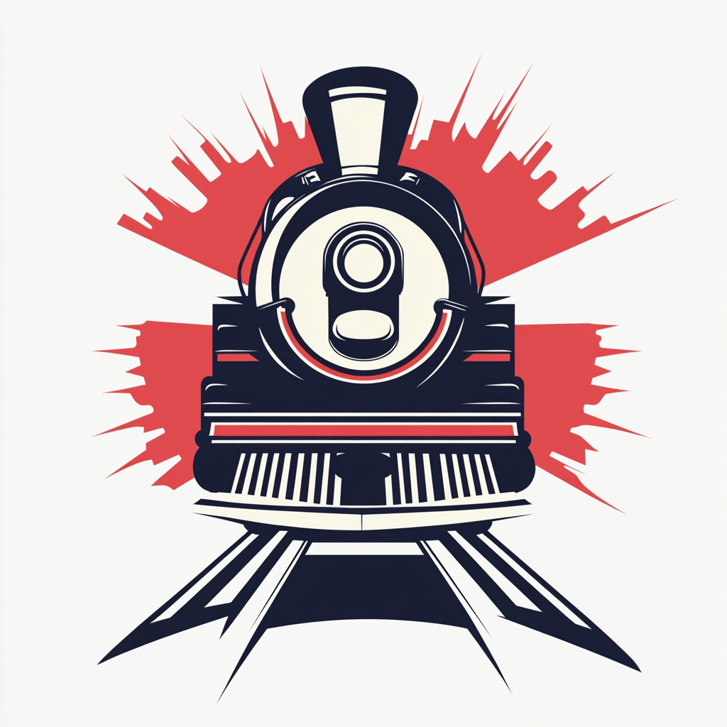 Train Logo Design For Football Team