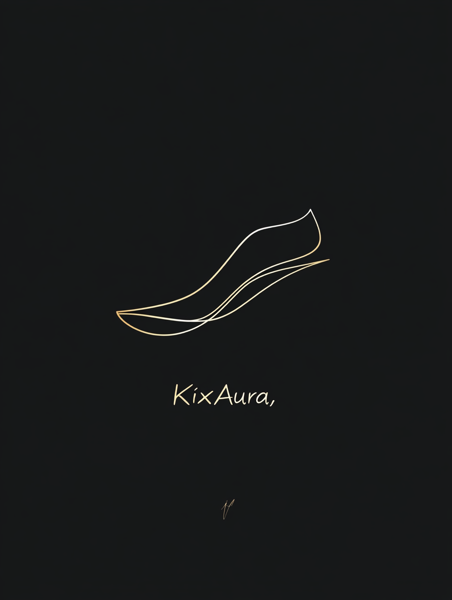 Sleek minimalist logo KixAura sneakers