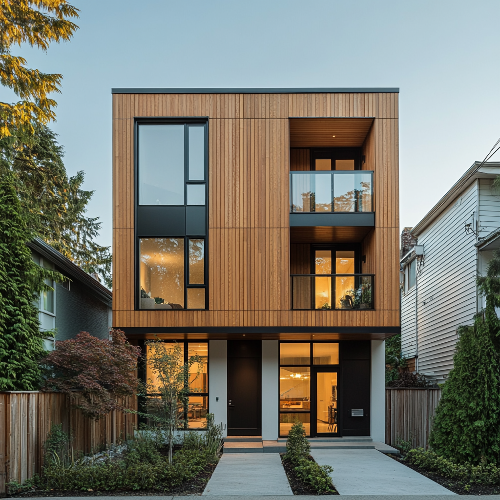 Modern Vancouver Three-Story Building