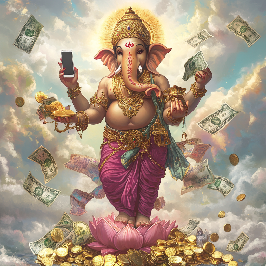 Modern Ganesha Blessing Pose