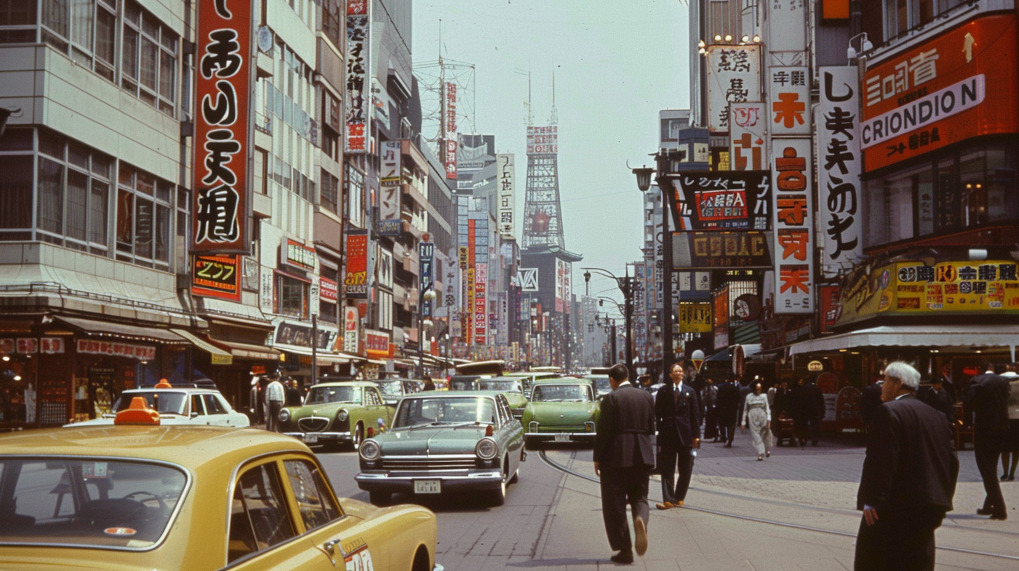 Tokyo City Scene 1966