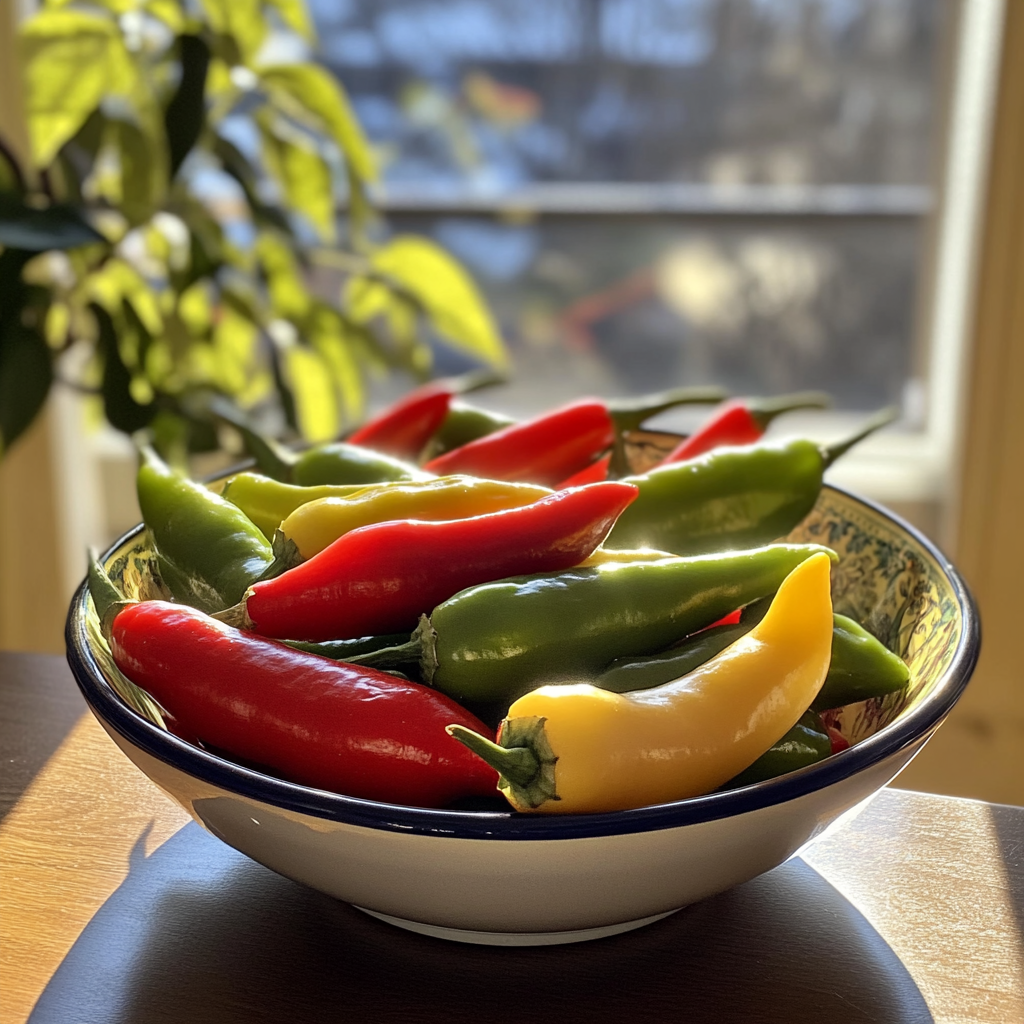 Kitchen Table with Olio Peperoncino