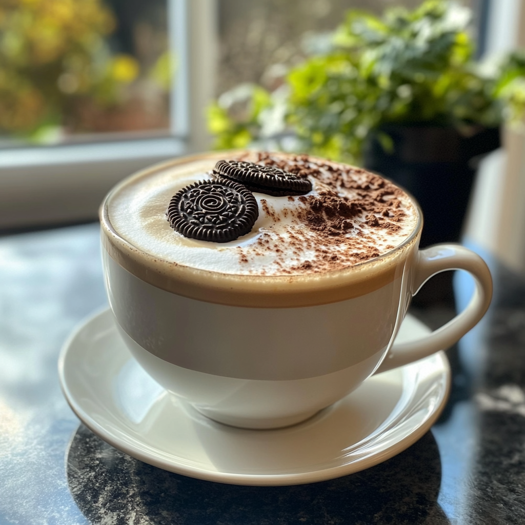 Oreo Cappuccino Recipe Image Delicious