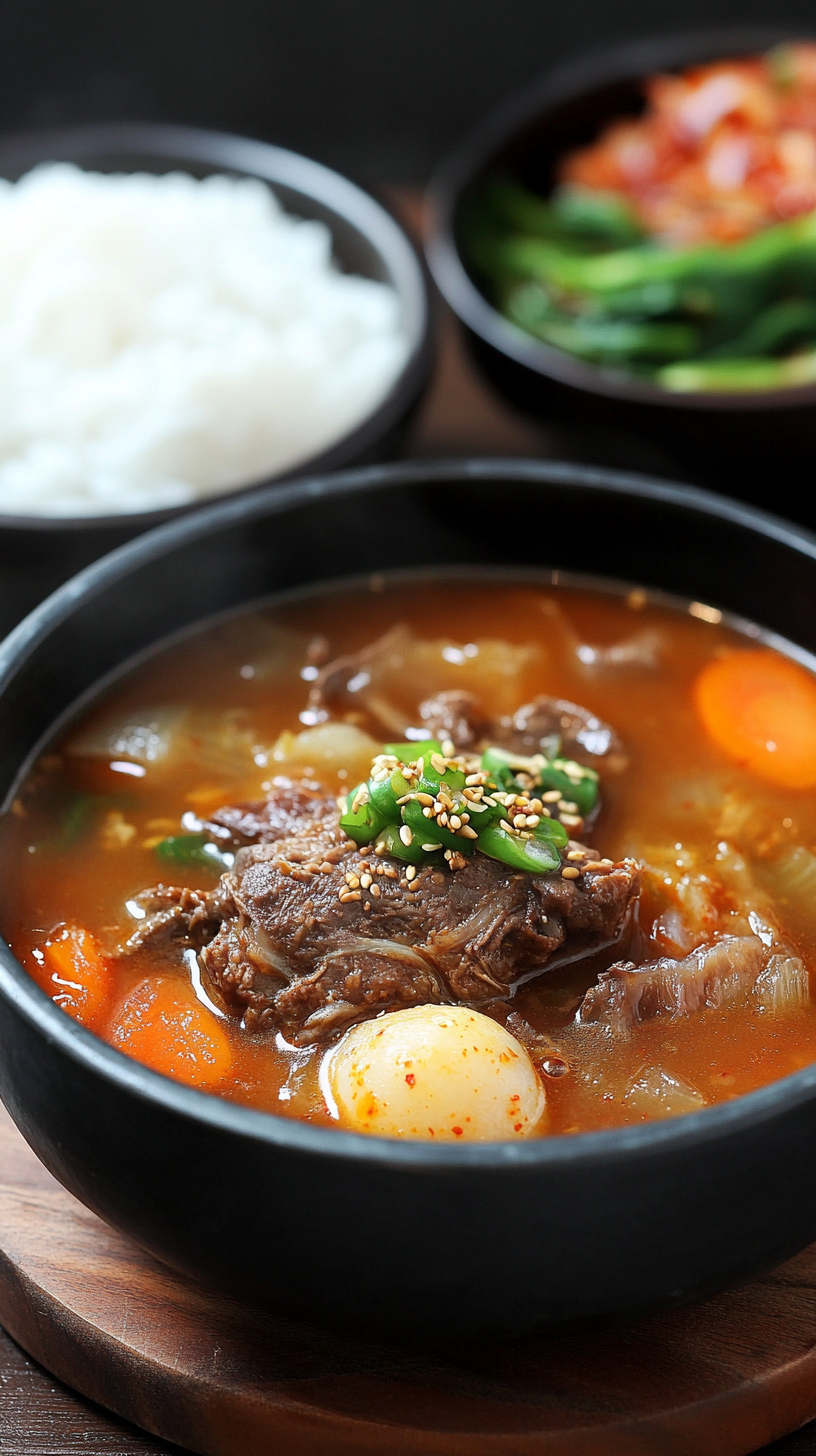 Korean Ox Knee Cartilage Soup