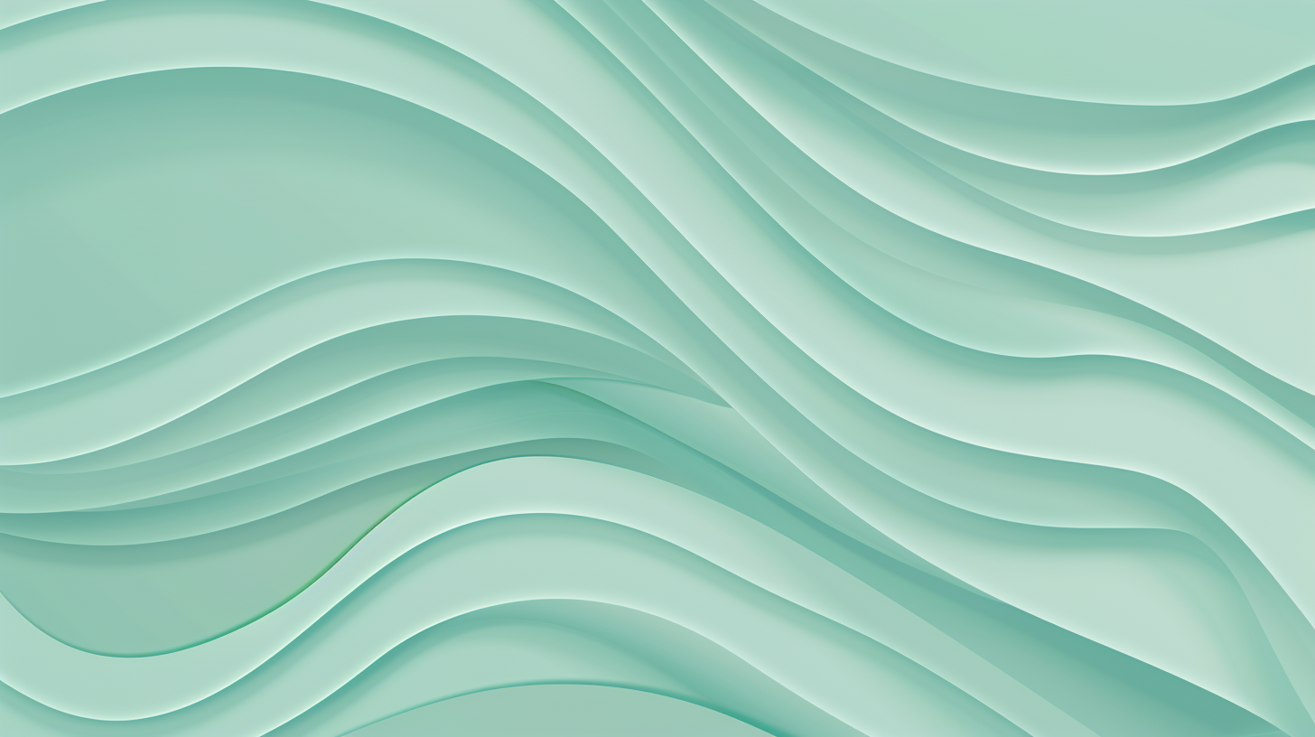 Aqua Green Vector Wave Pattern