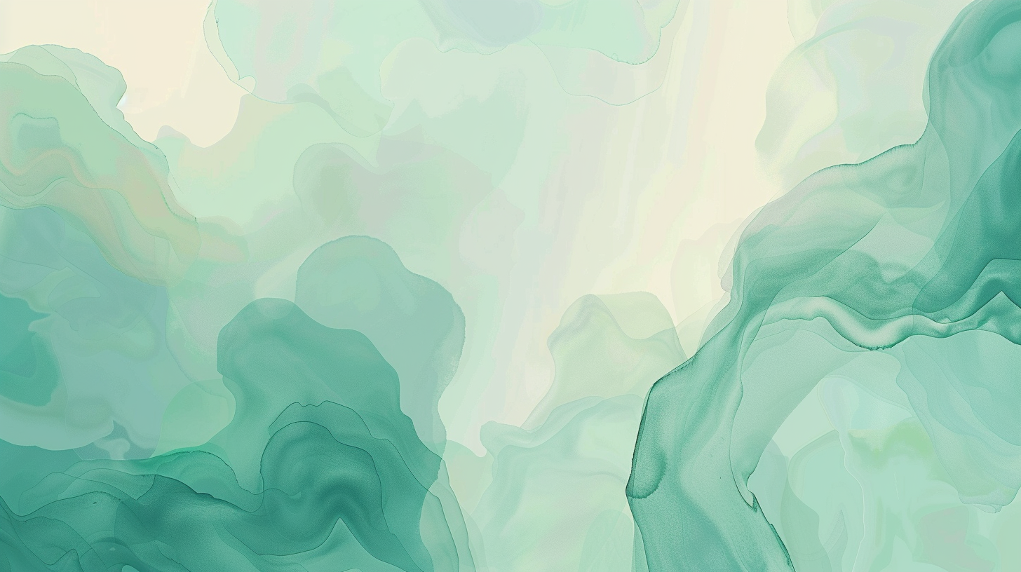 Pastel Aqua Green Watercolor Vector Background