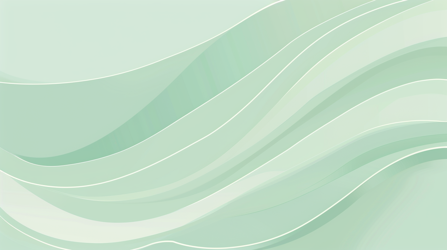 Aqua Green Wave Pattern Minimalistic