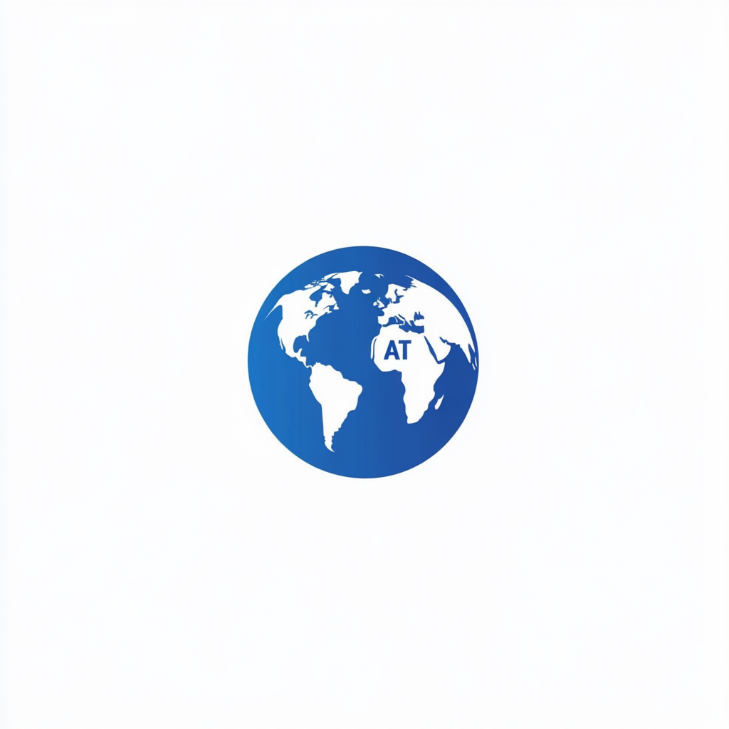 Blue Earth Globe Photographer Logo