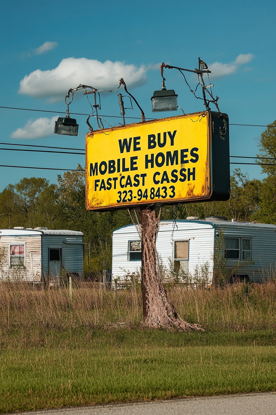 Yellow Black Real Estate Sign