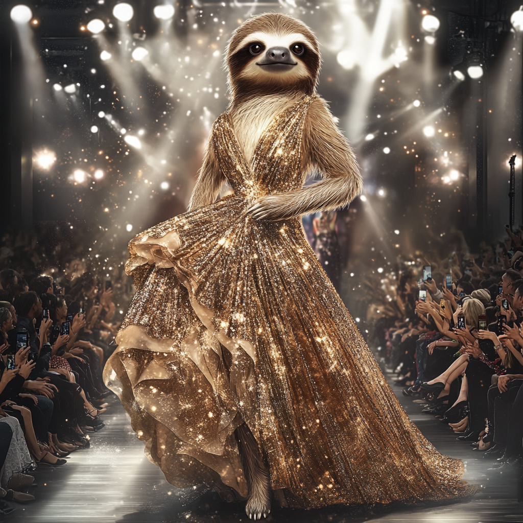 Sassy Sloth Fashion Runway Show