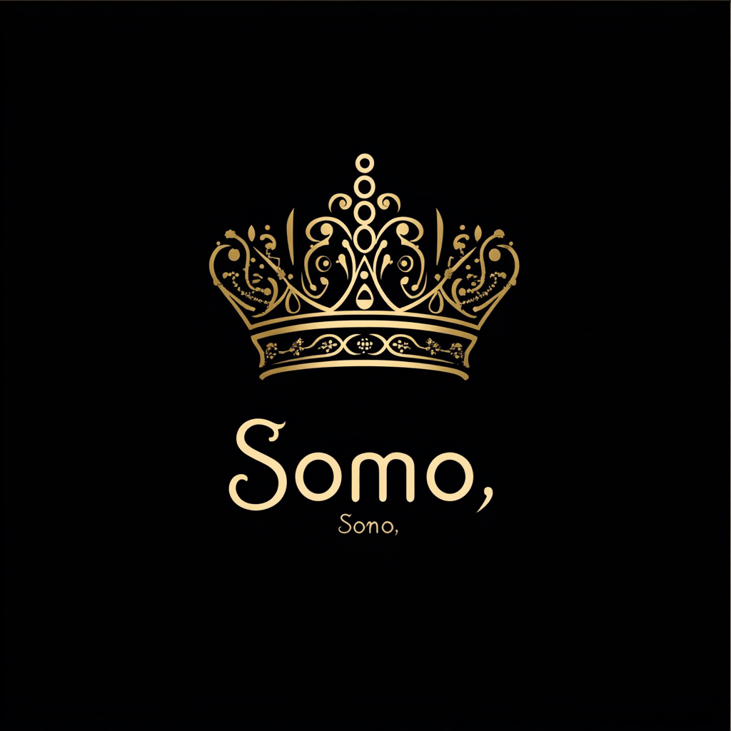 Elegant Somo Crown Logo Icon