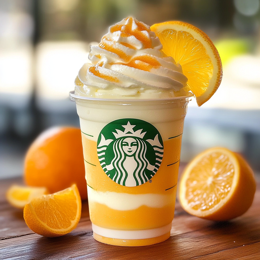 Delicious Sunset Citrus Frappuccino Image