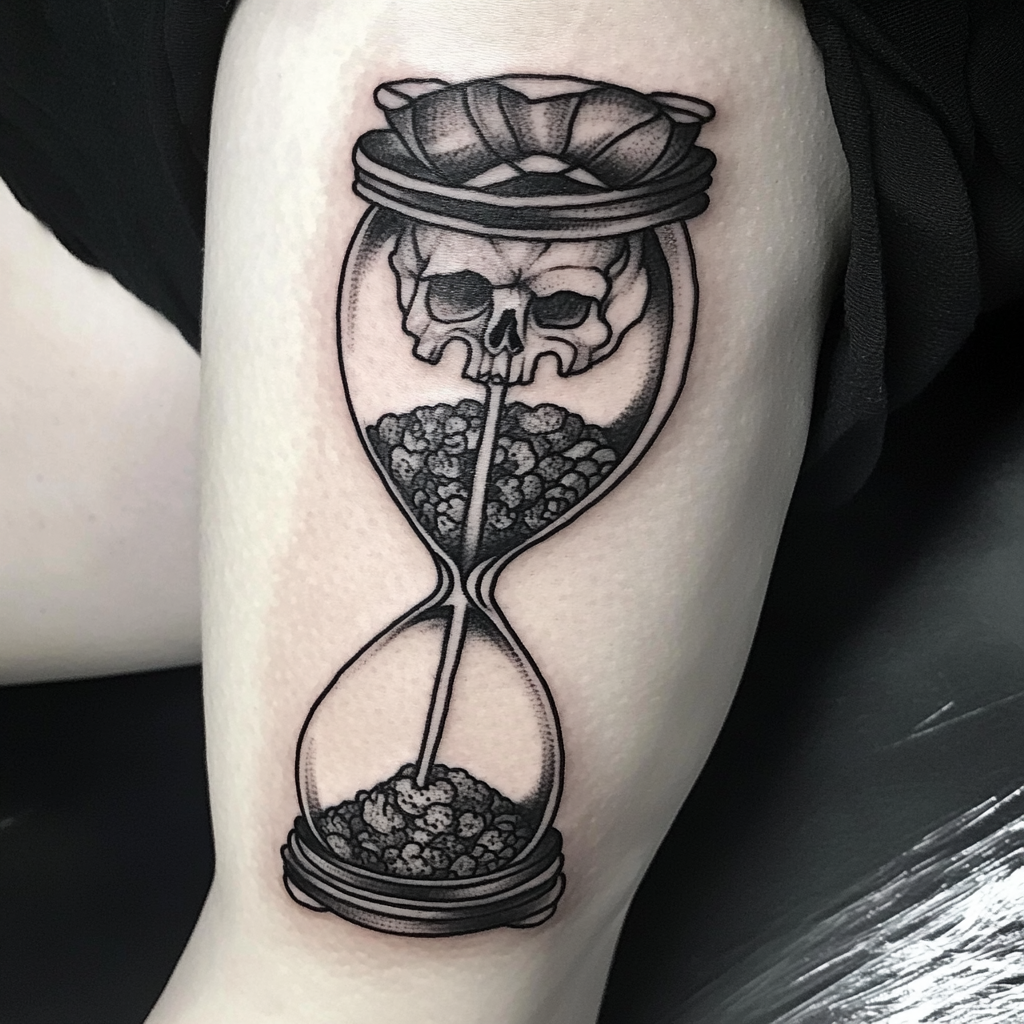 Tattoo Hourglass Redesign Aesthetics