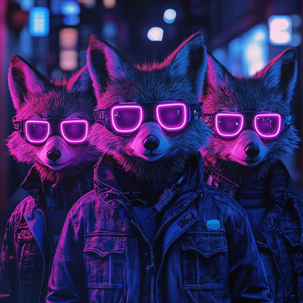 Foxes in Denim Party Style