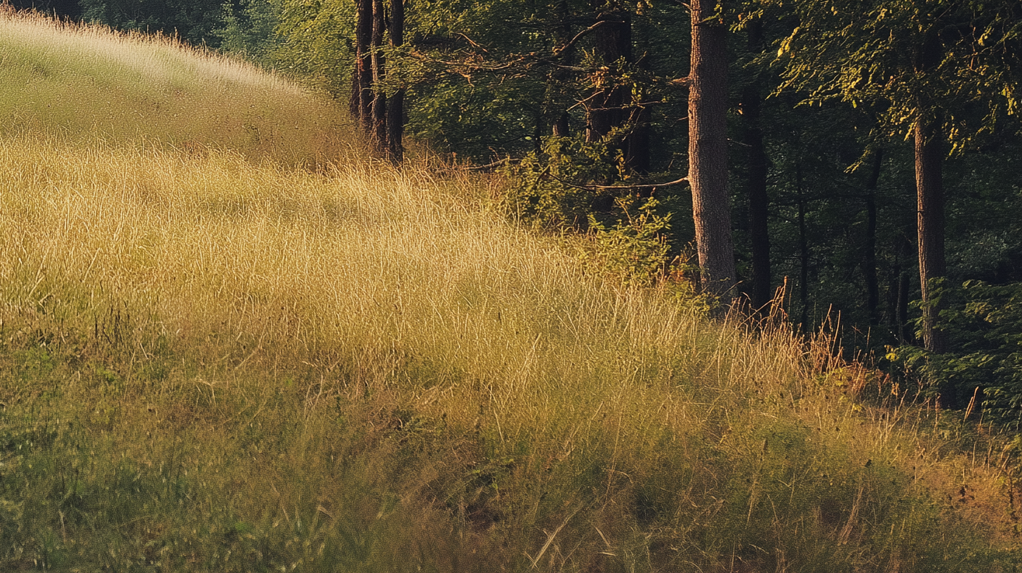 Lonely dirt path through hilly terrain