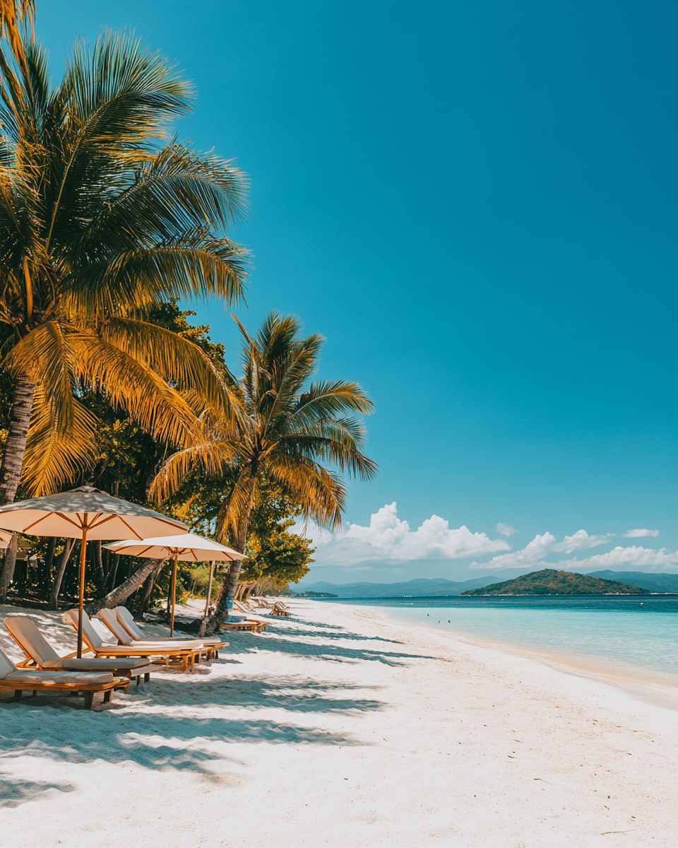 Beautiful Tropical Beach White Sand