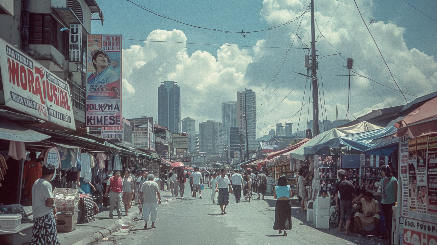 Luzon Philippines Political Revolution Scene