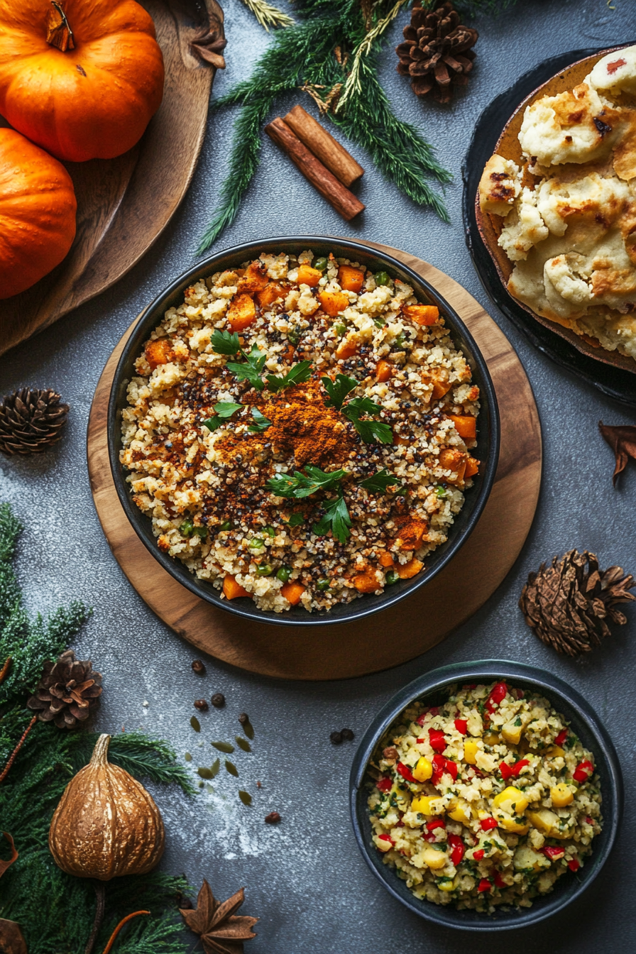 Vegan Thanksgiving Cookbook Background