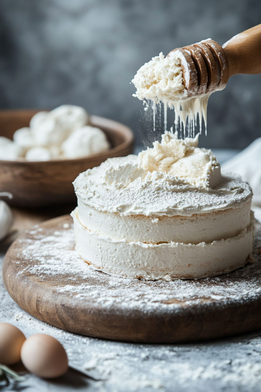 White Cake Mix Cookbook Background